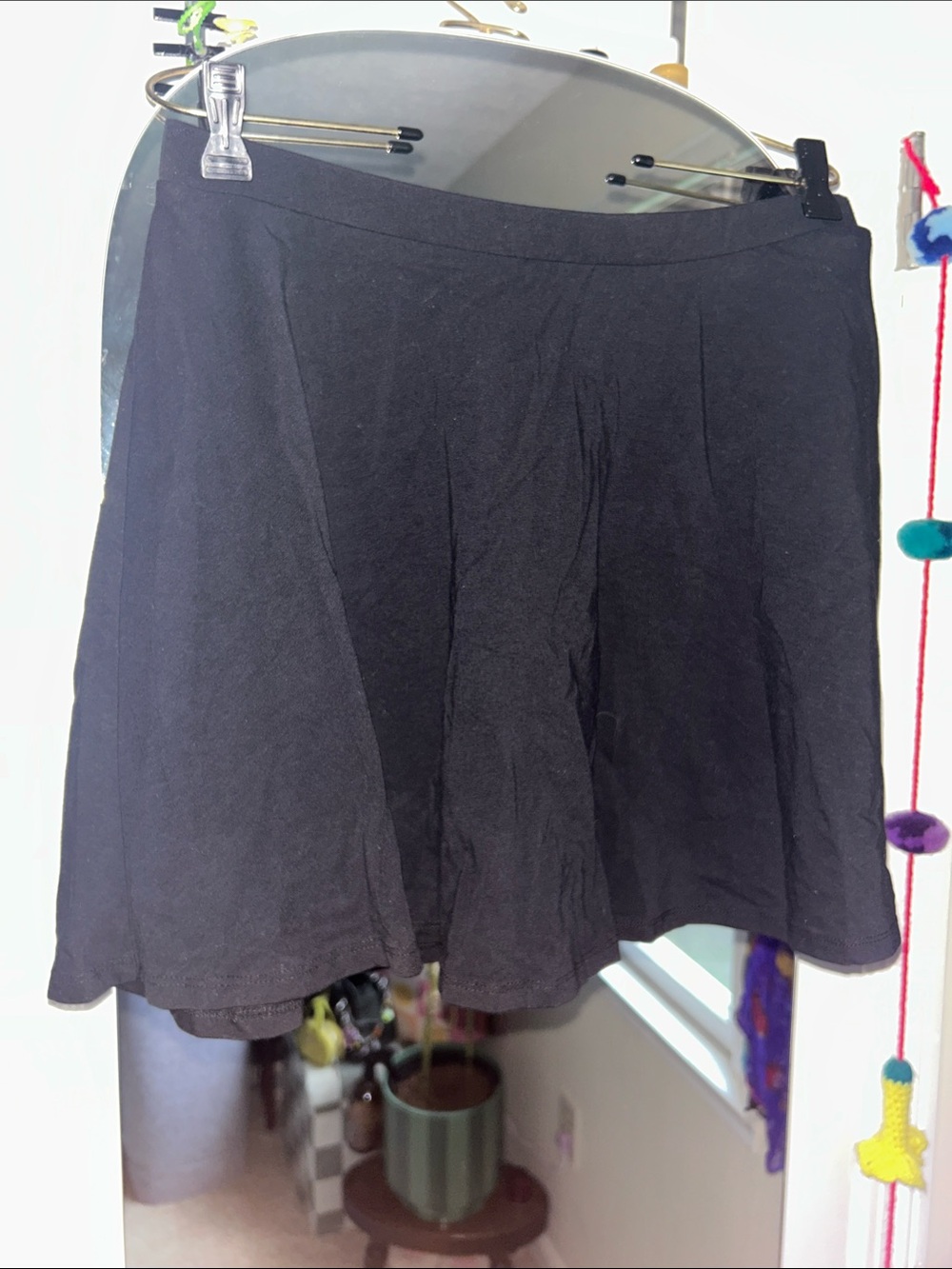 Forever 21 Black Circle Skirt - Flared Silhouette